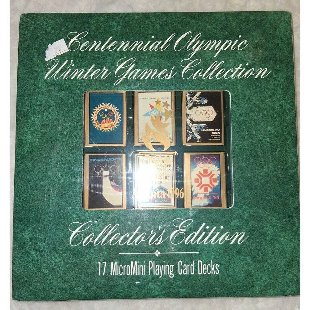 Centennial Olympic winter games colllectors edition 17 micro mini card decks